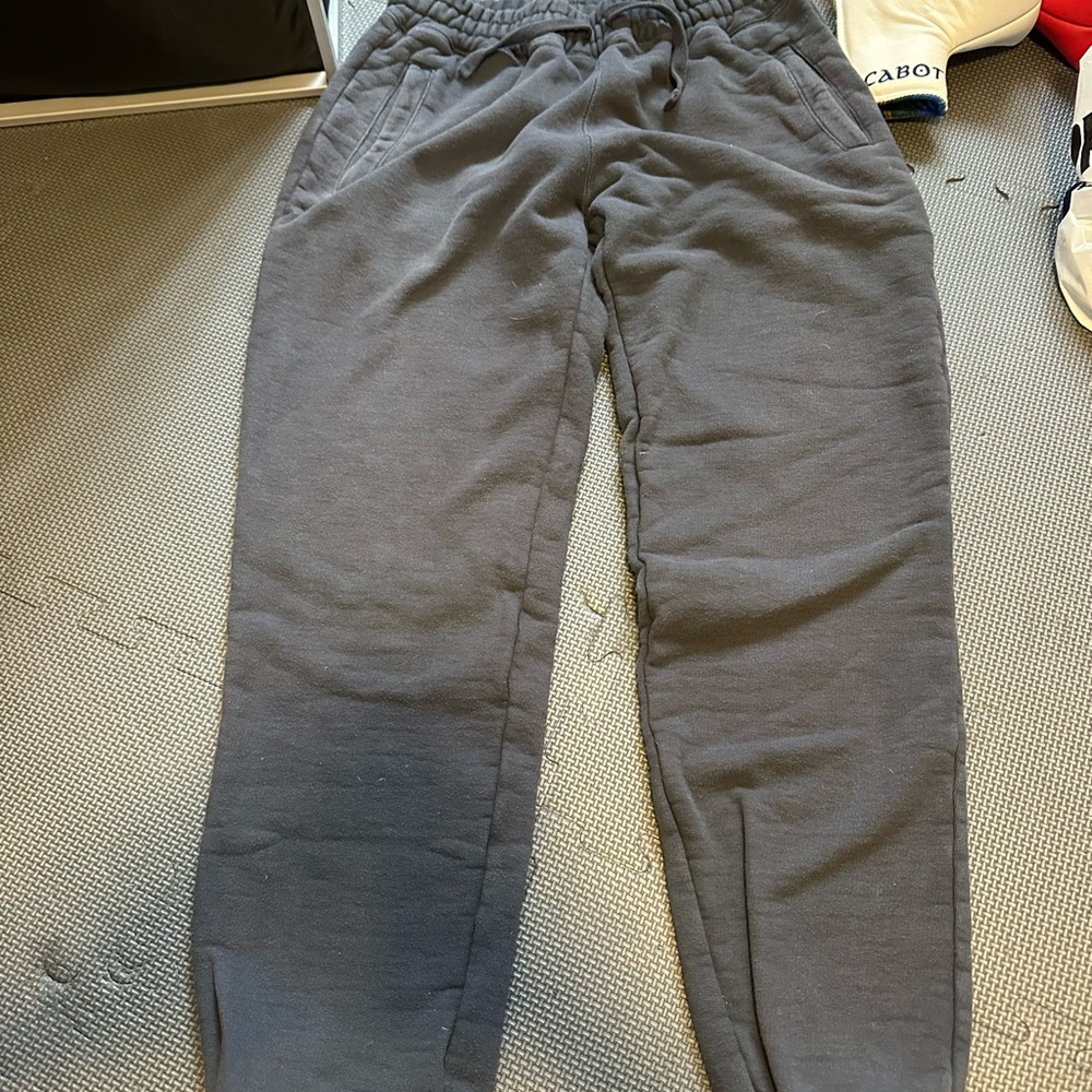 Aime Leon Dore Gray Sweatpants with Elastic Waistband